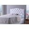 Baxton Studio Rita Full Size White Faux Leather Upholstered Button-tufted Headboard 118-6415 - alternate 2